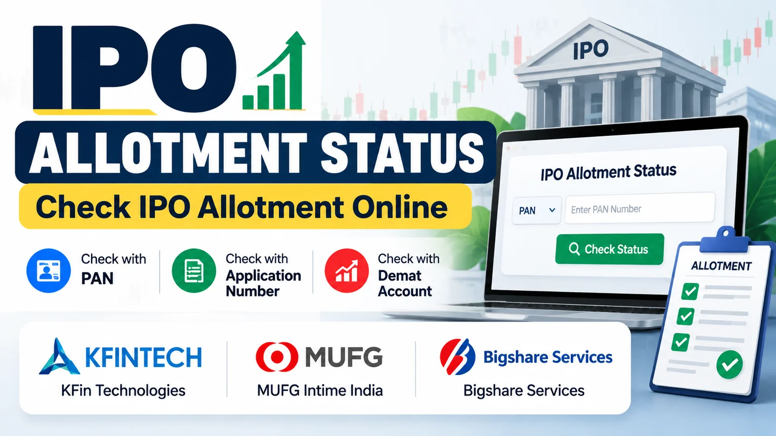 Check IPO Allotment status Online